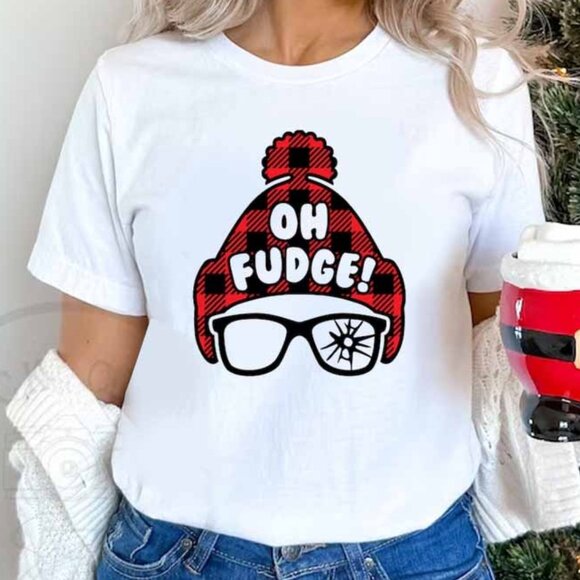 Oh Fudge Tshirt, Christmas Vacation Shirt Christmas Funny T-Shirt - Picture 1 of 3